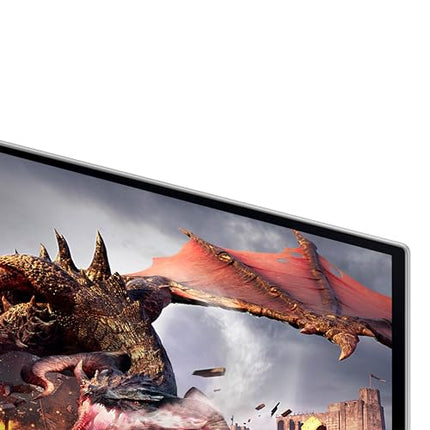Samsung 32 Inch G8 OLED Silver G-Sync Compatible Gaming Monitor-240 Hz, 0.03 ms (LS32DG802SNXZA) - KM11