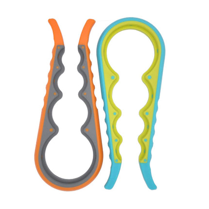 1Pc Multi-Purpose Colourful Adjustable Rubber Strap Wrench Grip/Tighten Bottle Jar Can Opener for Small Hands, Seniors or Anyone Who Suffers from Arthritis