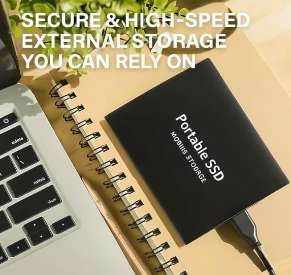 Pocket Size SSD 1TB Portable External Hard Disk USB Type-C Storage for Tablet File Transfer