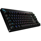 Logitech G PRO Mechanical Gaming Keyboard, Ultra Portable Tenkeyless Design, Detachable Micro USB Cable, 16.8 Million Color LIGHTSYNC RGB Backlit Keys
