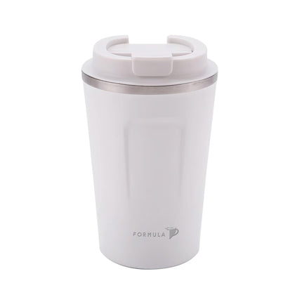 TEA FORMULA Leakproof 17 oz BPA-free Thermal Cup, WHITE