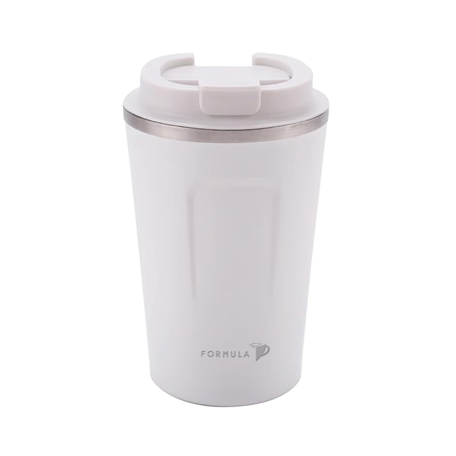 TEA FORMULA Leakproof 17 oz BPA-free Thermal Cup, WHITE