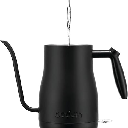 Bodum Bistro Gooseneck Electric Water Kettle, 34 Ounce