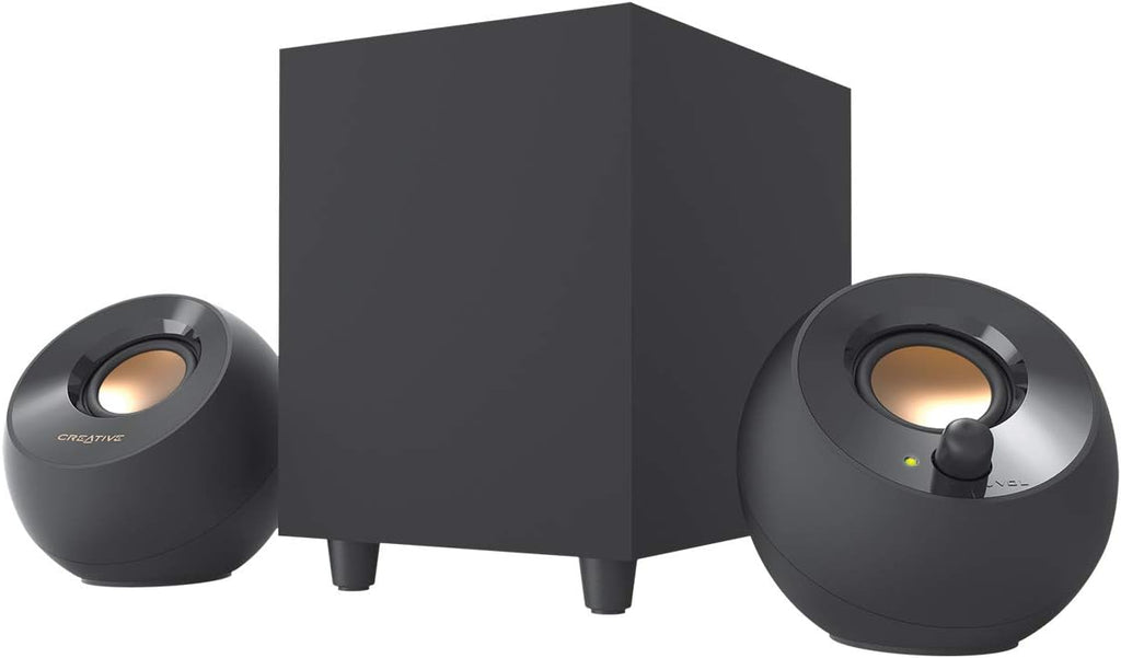 (NEW OPEN) Creative Pebble Plus 2.1 USB-Powered Desktop Speakers with Powerful Down-Firing Subwoofer