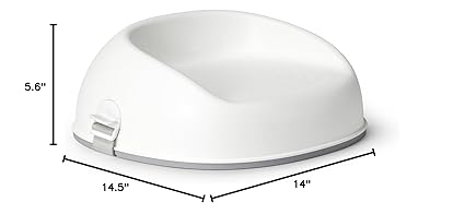 BabyBjörn Booster Seat, White (069021US), 1 Count