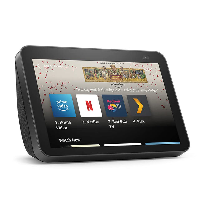 Echo Show 8 (2nd Gen, 2021 release) | HD smart display with Alexa and 13 MP camera | Charcoal