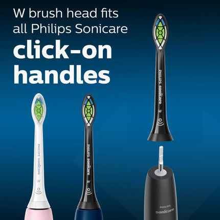 Philips Sonicare DiamondClean Replacement Brush Heads, Black, 2 Pack, HX6062/90
