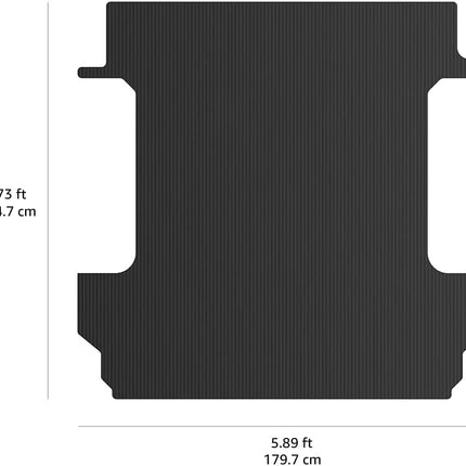 Amazon Basics Heavyweight Bed Mat fits Silverado & Sierra 2019+, 5.8' Bed