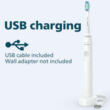 Philips Sonicare 1100 Power Toothbrush, Rechargeable Electric Toothbrush, White Grey HX3641/02