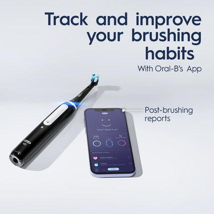 Oral B iO Series 4 Electric Toothbrush with (1) Brush Head, Rechargeable, Light Blue (Model iO G4.1A6.1K)