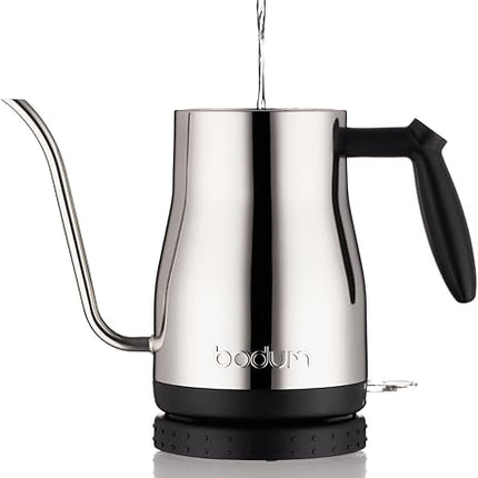 Bodum Bistro Gooseneck Electric Water Kettle, 34 Ounce