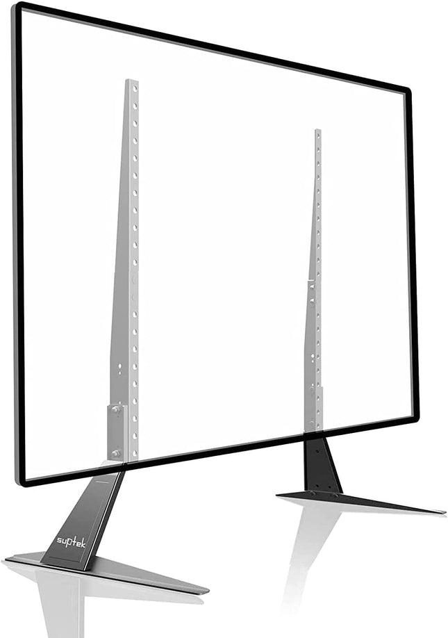 Suptek Universal TV Stand Table Top Replacement TV Legs for 22-65 inches LCD Flat and Curved Screen TV, Max VESA up to 800x400mm Support 110lbs, X00279PM51