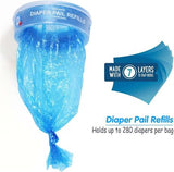 HATHWAY 4-PACK Diaper Pail 7-Layer Refills