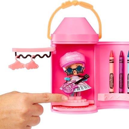 L.O.L. Surprise! Loves CRAYOLA Color Me Studio with Collectible Doll, Over 30 Surprises, Paper Dresses, Crayon Dolls, Art Studio Packaging, Crayon Capsule Packaging, Limited Edition Doll 3+
