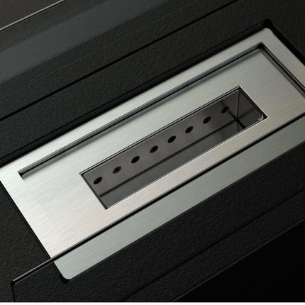 WJC Shop Fire Desire's Cubic bio Ethanol Fireplace, Table Top, Tempered Glass, Indoor Outdoor, Indoor/Outdoor Portable Smokeless Firepit, Black