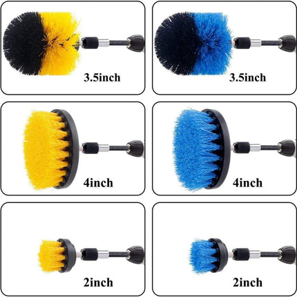 NEW, Iclean 20PC Drill Brush Power Clean Scrub + Pad Replacements Kit ATTACHMENT