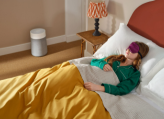 Blueair Blue Pure 411i Max HEPASilent Air Purifier - 219 sq. ft. - White