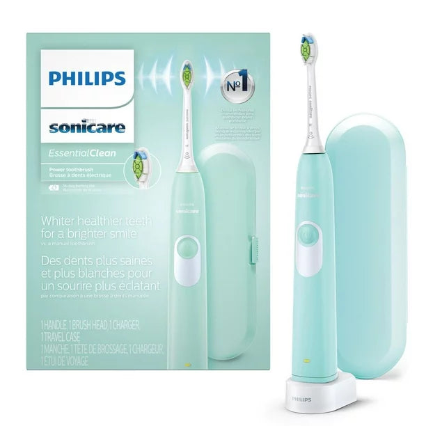Philips Sonicare EssentialClean, Rechargeable Electric Toothbrush, Mint, HX6231/69
