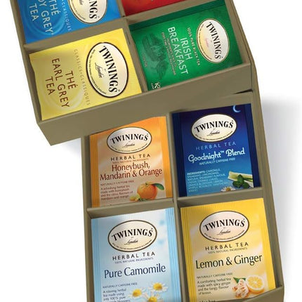 Twinings Tea Classics Sampler Gift Box | Exquisitely Curated Variety Collection - 40 Count Tea Bags