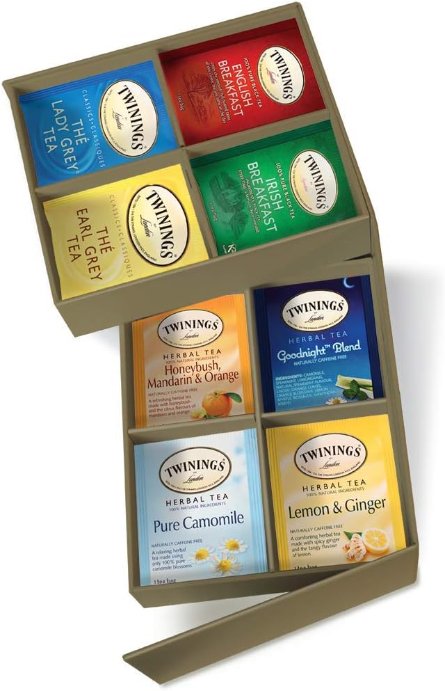 Twinings Tea Classics Sampler Gift Box | Exquisitely Curated Variety Collection - 40 Count Tea Bags