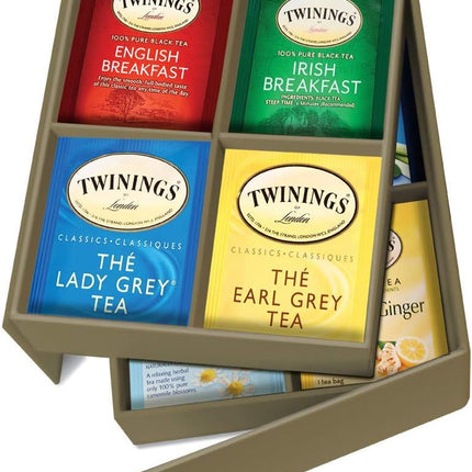 Twinings Tea Classics Sampler Gift Box | Exquisitely Curated Variety Collection - 40 Count Tea Bags