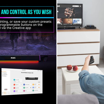 Creative Sound Blaster Katana V2X RGB Gaming Soundbar