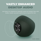 Creative Pebble Pro Minimalist 2.0 USB-C Computer Speakers- White
