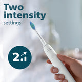 Philips Sonicare 3100 Power Toothbrush, Rechargeable Electric Toothbrush with Pressure Sensor, White HX3681/03