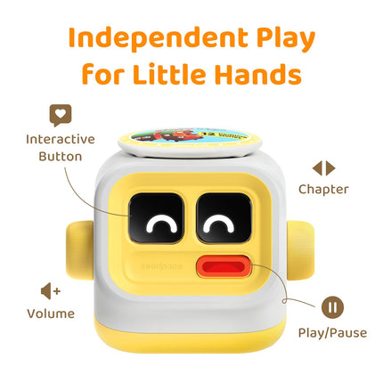 SEEDSPACE Kids Interactive Audio Player, Storytelling Toy for Kids 3-8