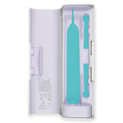 Oral-B Genius Series Travel Toothbrush Kit with Charging Function for 1 Handpiece and 2 Toothbrush Heads | Set Includes Travel Case and US-Charging Cable (Rose Gold)