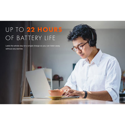 Creative Sound Blaster JAM V2 On-Ear Lightweight Bluetooth 5.0 Wireless Headphones with USB-C, aptX Low Latency, aptX HD, Multipoint Connectivity, Voice Detection and Noise Reduction, 22 Hours Battery Life