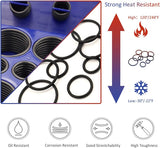 O Ring Kit, 419 Piece Metric Universal O-Ring Assortment Kits Rubber NBR O-Ring Gasket Set for Automotive, Plumbing and Faucet Repair + 4 Piece O-Ring and Seal Remover