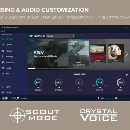 Creative Sound Blaster AE-7 Hi-Res Internal PCIe Sound Card