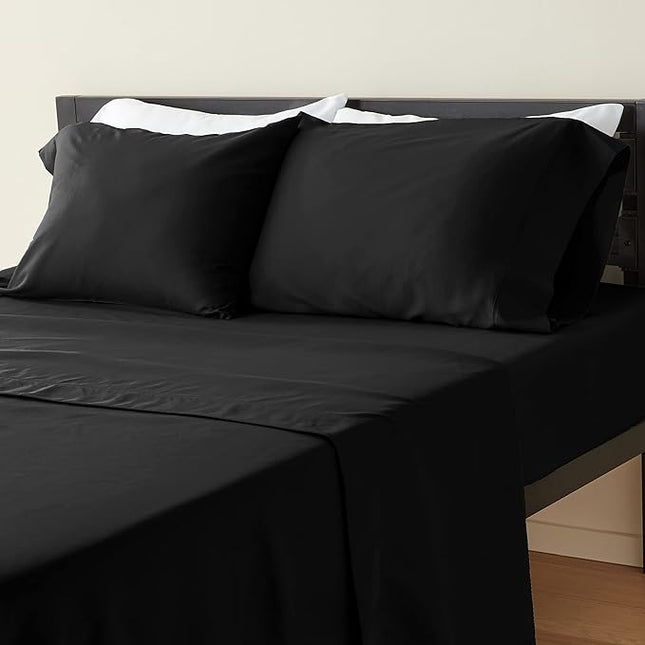 AMAZON BASICS 4PC SHEET SET KING 2YQY