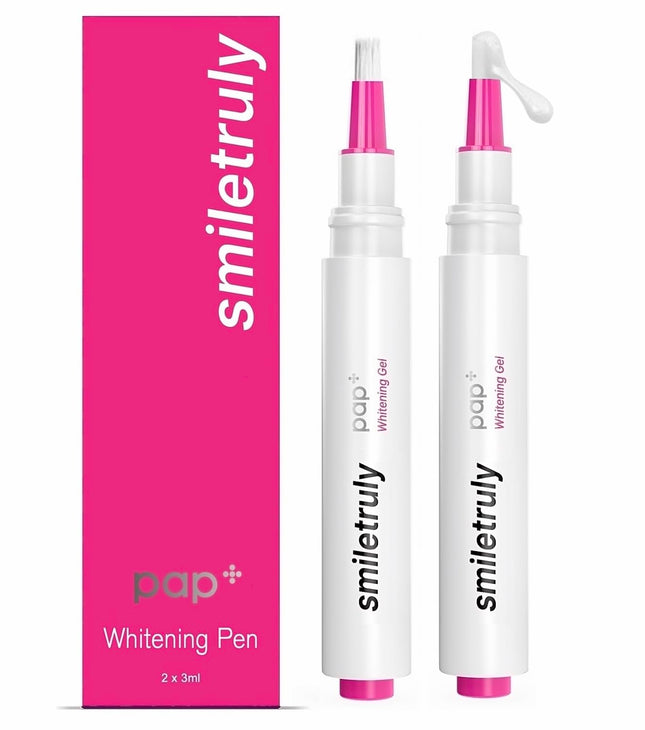 Smiletruly 2 PACK Teeth Whitening Pen No Sensitive Gel for a Beautiful White Smile