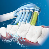 Philips Sonicare C3 2-in-1 Plaque Removal+Whitening Brush Heads, Genuine Replacement Toothbrush Heads, White, 2 Pack, HX9042/65