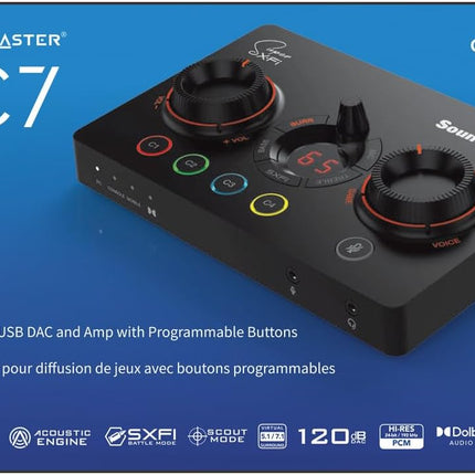 Creative - Sound Blaster GC7 Next Gen Gaming USB Soundcard