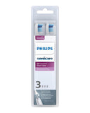 Philips Sonicare G2 Optimal Gum Care Brush Heads, Genuine Replacement Toothbrush Heads, White, 3 Pack, HX9033/65