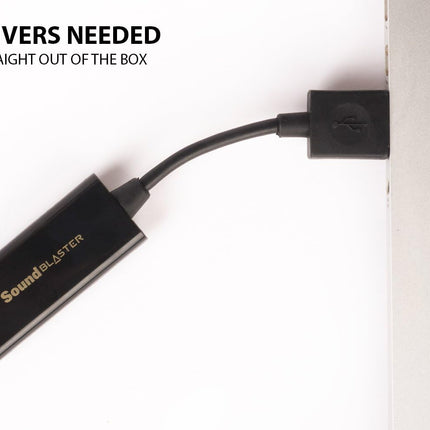 Creative Labs Sound Blaster Play! 3 External USB Sound Adapter for Windows and Mac