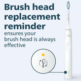 Philips Sonicare 3100 Power Toothbrush, Rechargeable Electric Toothbrush with Pressure Sensor, White HX3681/03