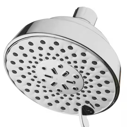Glacier Bay 5-Spray Patterns 5 in. Single Wall Mount Fixed Shower Head in Chrome 3073-07518-GBCH