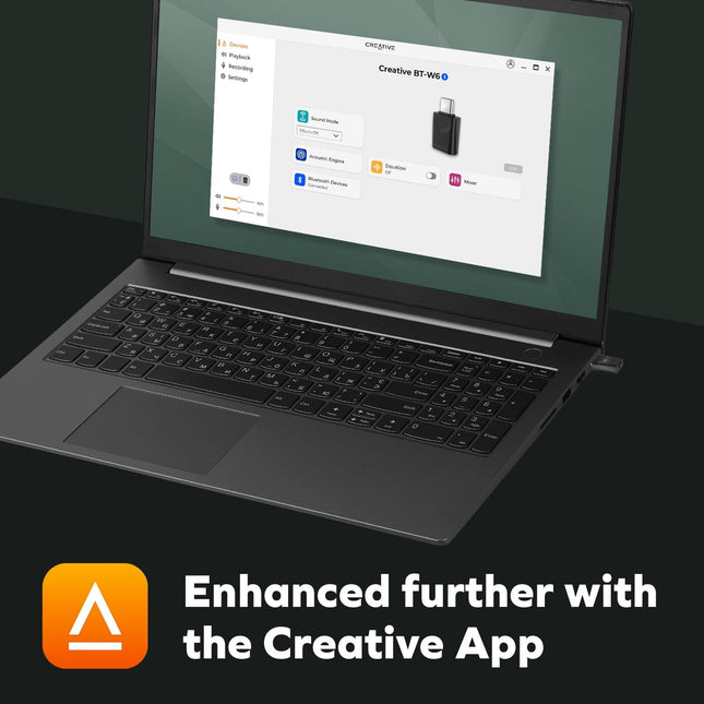 Creative Labs BT-W6 Bluetooth 5.4 Wireless Audio Transmitter