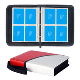 Famard Carrying Case Binder for Pokemon Card, Holds Up to 400 Trading Cards with 50 Premium Sleeves 4-Pocket Pages