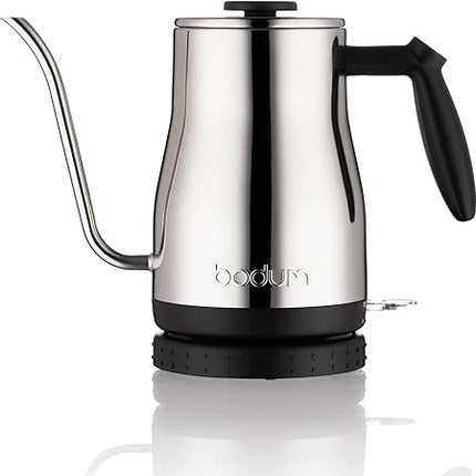 Bodum Bistro Gooseneck Electric Water Kettle, 34 Ounce