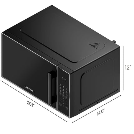 Chefman Countertop 31L (1.1cu ft)  Microwave Oven, BLACK