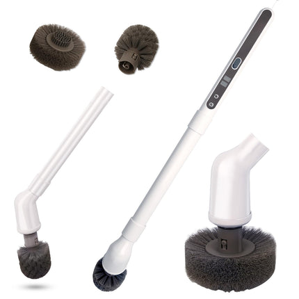 GOLUMU Electric Spin Scrubber Full-Body IP68 Waterproof Cordless Bathroom Cleaning Brush with 2 Replaceable Brush Heads, 2 Adjustable Speeds, Power Bath Brush Cleaner for Bathtub Shower