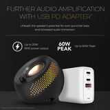 Creative Pebble X Plus 2.1 USB-C Computer Speakers with Subwoofer