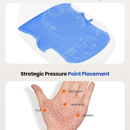 PUBOO Heated Hand Relaxer with Airbag Support, Full Hand & Wrist Coverage, Finger Comfort Chambers, LED Display, 4 Modes, 5 Intensities, 3 heating for Daily Relaxation, Mothers Day Gifts for Women Girls