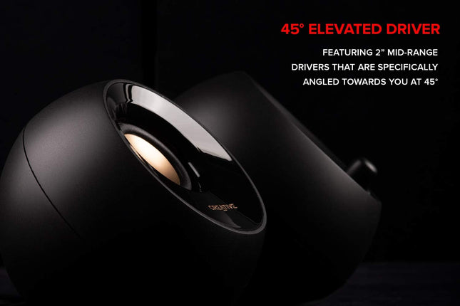 Creative Pebble Plus 2.1 USB-Powered Desktop Speakers with Powerful Down-Firing Subwoofer