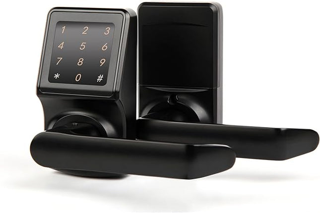 Keyless Door Lock with Touchscreen Keypad, Easy Installation, Battery Reminder